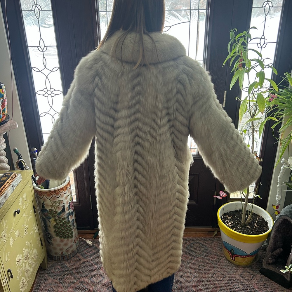 Saga (Neiman Marcus )Cream Fur Jacket